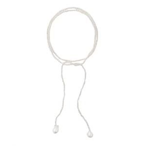 NEW ELIOU luani wrap necklace in white